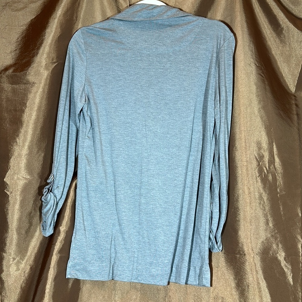 Banana Republic Grey Lightweight Jacket Pockets Casual - Picture 5 of 7